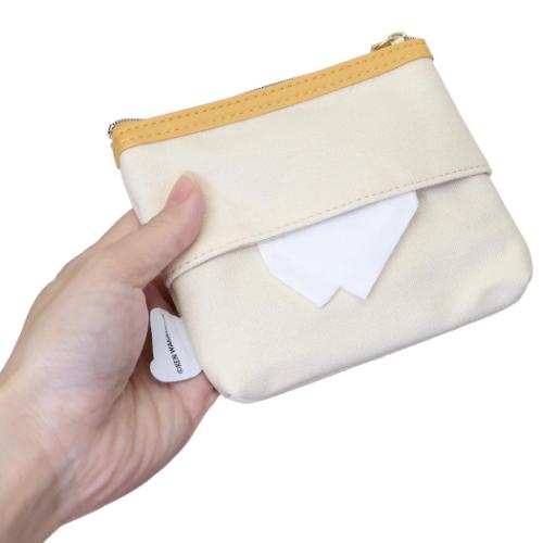 ポケットティッシュケース こぐまちゃんえほん ティッシュポーチ しろくまちゃん マリモクラフト