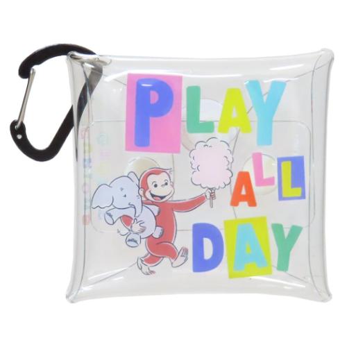 Yahoo! Yahoo!ショッピング(ヤフー ショッピング)おさるのジョージ グッズ ミニポーチ 絵本キャラクター クリアマルチケースSS