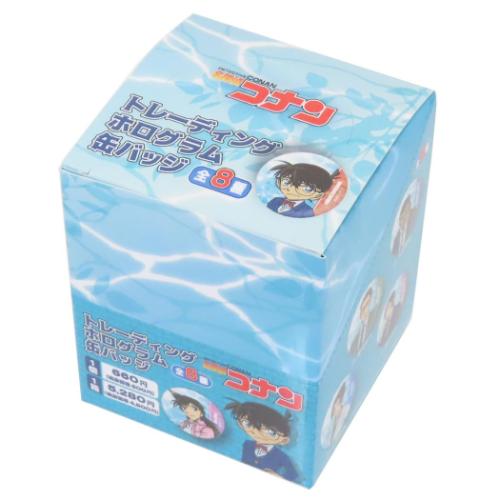 名探偵コナン 缶バッチ トレーディングホログラム缶バッジ 全8種