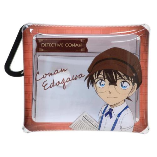 名探偵コナン グッズ ミニポーチ アニメキャラクター クリアマルチケースSS 江戸川コナン