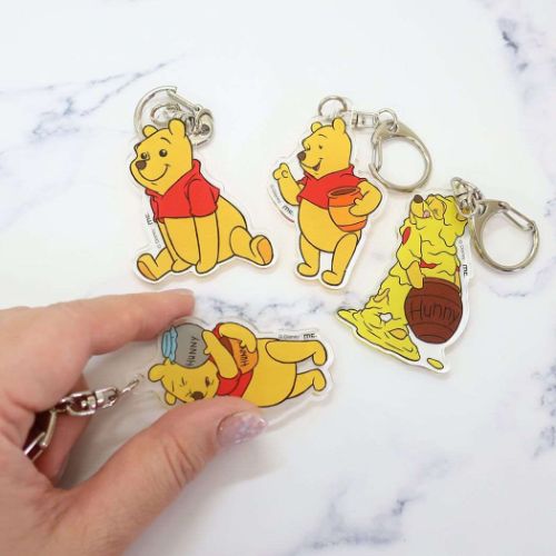 Disney キーリング アクリルキーホルダー ディズニー くまのプー