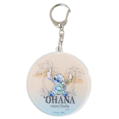 キーホルダー スライドアクリルキーホルダー リロ＆スティッチ 水彩