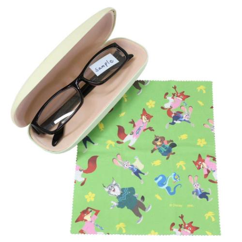 ズートピア ズートピア2 グッズ 眼鏡ケース キャラクター クロス付き