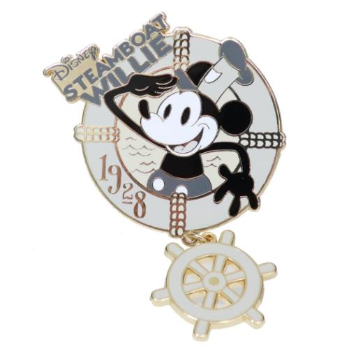 ディズニー 蒸気船ウィリー ミッキー ミニー ピンバッジ D23 ピンバッジ コレクションピンバッジ ミッキーマウス 蒸気船ウィリー