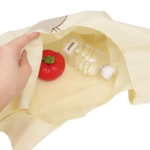 マルシェバッグ エコバッグ はらぺこあおむし マリモクラフト エリックカール お買い物かばん 絵本キャラクター