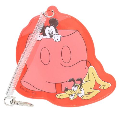 定期入れ ミッキー＆プルート ダイカットパスケース ディズニー RD ICカードケース キャラクター