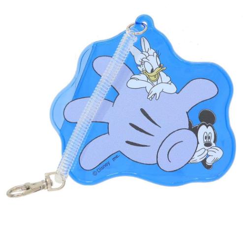 ミッキー＆デイジー キャラクター 定期入れ ダイカットパスケース BL ディズニー グッズ