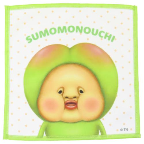 ミニタオル ハンカチタオル こびとづかん スモモノウチ マリモクラフト 汗拭きタオル
