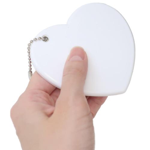 パワーパフガールズ 手鏡 ハート型ミラー バブルス マリモクラフト コンパクトミラー 化粧直し スライド式