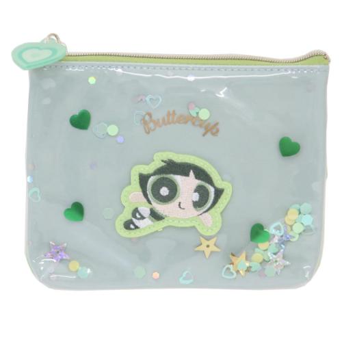 パワーパフガールズ キャラクター ミニポーチ シャカシャカティッシュポーチ バターカップ グッズ