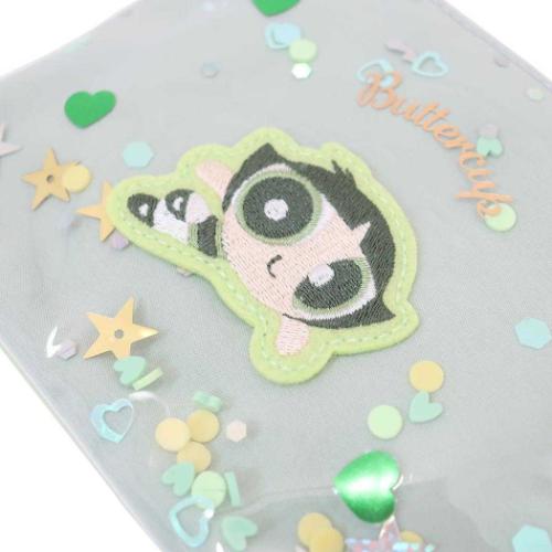 パワーパフガールズ キャラクター ミニポーチ シャカシャカティッシュポーチ バターカップ グッズ