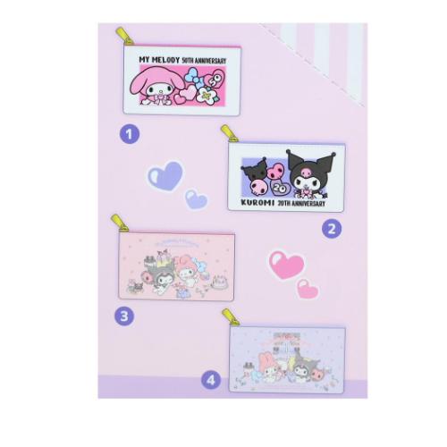 クロミ ミニポーチ マイメロディ＆クロミ トレーディングフラット