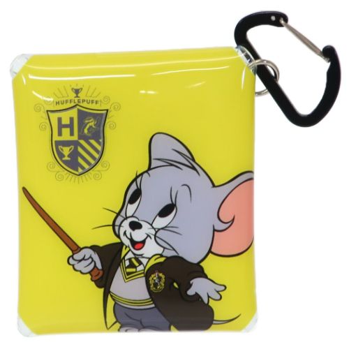 トムとジェリー ワーナーブラザース キャラクター ミニポーチ クリアマルチケースSS Hufflepuff TUFFY