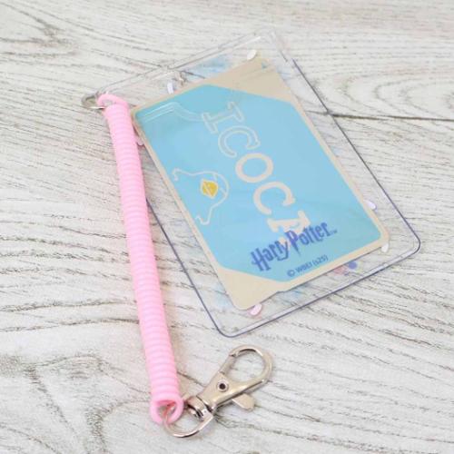 定期入れ クリアパスケース ワーナーブラザース ハリーポッター 総柄 ハニーデュークス マリモクラフト ICカードケース