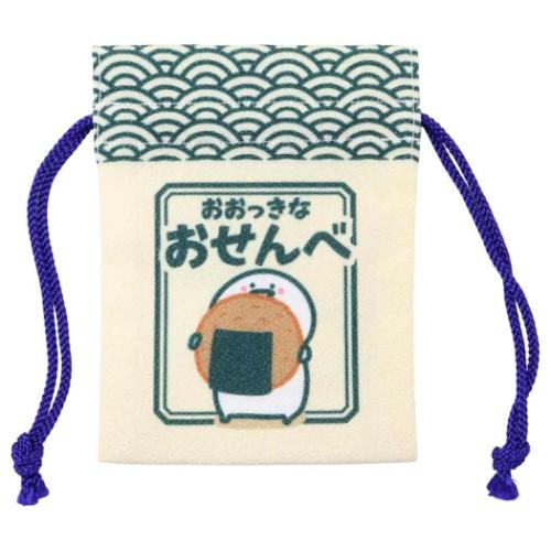 Yahoo! Yahoo!ショッピング(ヤフー ショッピング)お文具といっしょ 豆巾着 ミニ巾着袋 おおっきなおせんべ キャラクター