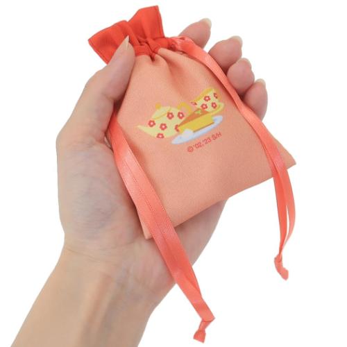 お茶犬 グッズ ミニ巾着袋 キャラクター 豆巾着
