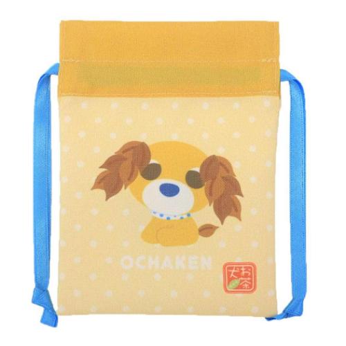 お茶犬 グッズ ミニ巾着袋 キャラクター 豆巾着