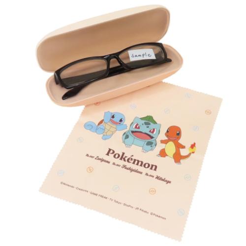 クロス付きメガネケース 眼鏡ケース ポケットモンスター カントー ポケモン マリモクラフト ハードタイプ