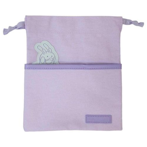 刺繍巾着 アニマル百貨店 巾着袋 どうぶつ Green Flash