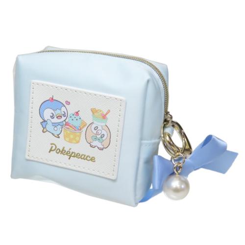 Yahoo! Yahoo!ショッピング(ヤフー ショッピング)ポケットモンスター グッズ ミニポーチ キャラクター カラビナ付きミニポーチ ポッチャマ＆モクロー ポケピース