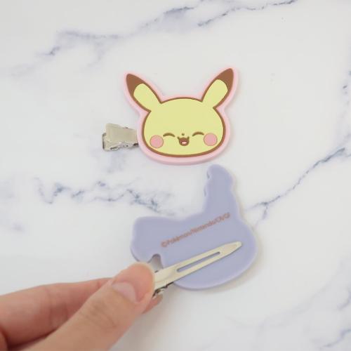 ポケットモンスター キャラクター 前髪クリップ ラバーヘアクリップ