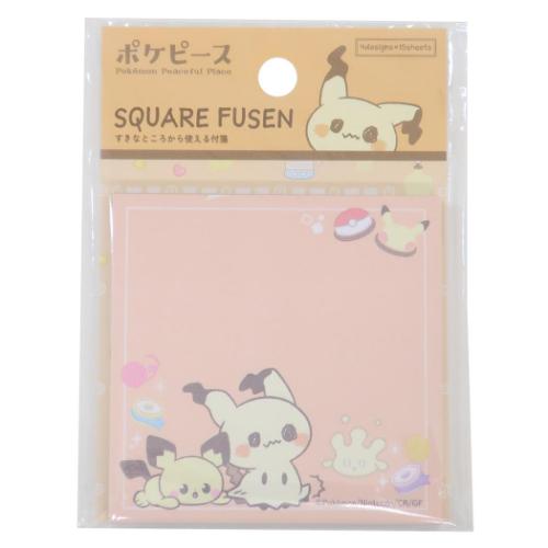 付せん スクエア付箋 ポケットモンスター ポケピース ぬいぐるみ