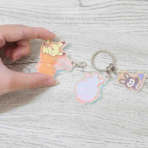 ポケットモンスター キャラクター キーリング オーロラアクリル