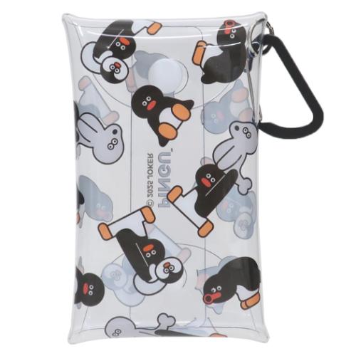 Yahoo! Yahoo!ショッピング(ヤフー ショッピング)ミニポーチ PINGU×松本セイジ クリアマルチケースS 小物入れ