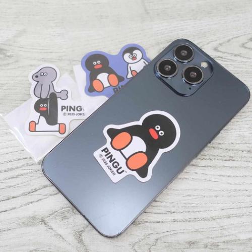ダイカットシール PINGU×松本セイジ ステッカー ピングー＆ピンガ