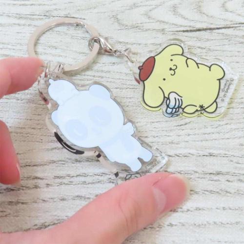 ポムポムプリン キーリング パンシェルxサンリオキャラクターズ 2連