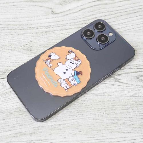 PEANUTS スヌーピー ダイカットシール アクリルステッカー OR
