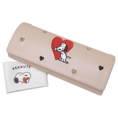 PEANUTS スヌーピー クロス付きメガネケース ピーナッツ 眼鏡