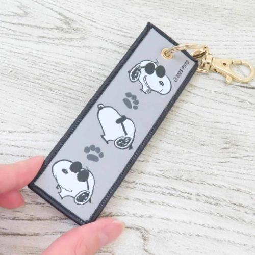 スヌーピー グッズ キーリング キャラクター 織りキーホルダー BK ジョークール Myselect