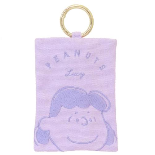 スヌーピー グッズ ミニポーチ キャラクター カラビナ付きミニポーチ ルーシー Myselect