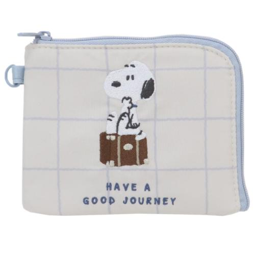 スヌーピー ミニ財布 スリムマルチウォレット journey ピーナッツ マリモクラフト