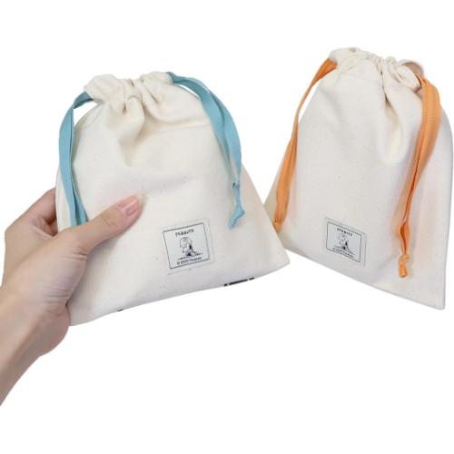 スヌーピー きんちゃく2枚セット ピーナッツ 巾着袋 キャラクター monokuro mate