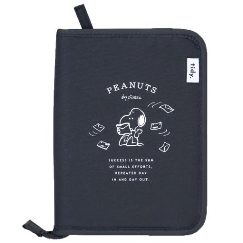 PEANUTS スヌーピー 母子手帳ケース マルチケース BK tidy ピーナッツ