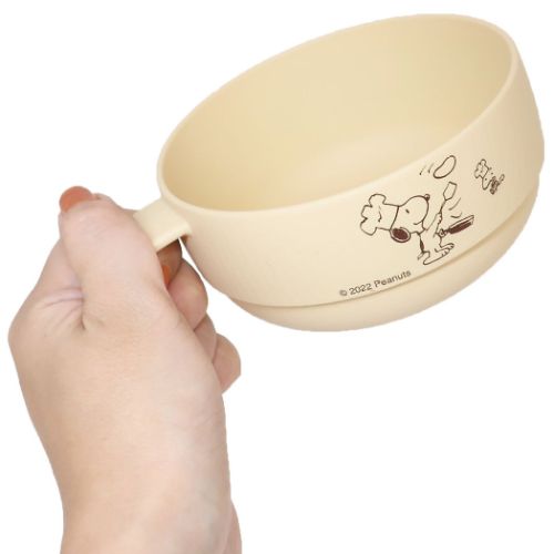マグカップ スタッキングスープマグ スヌーピー コック柄 ピーナッツ マリモクラフト スープカップ プラスチック 食器 キャラクター