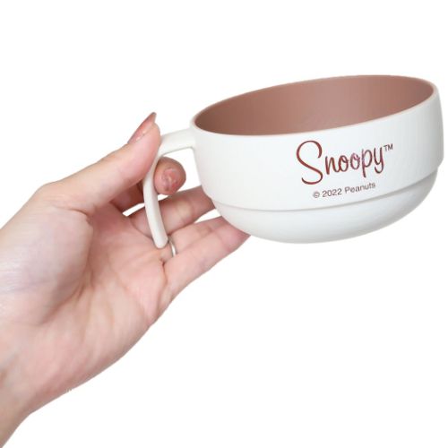 マグカップ 木目調スタッキングスープマグ スヌーピー ピーナッツ リラックスタイム マリモクラフト スープカップ プラスチック 食器