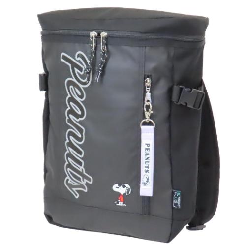 マリSPZ-3536  【スヌーピー】【SNOOPY】スマートボックスリュック【ブラック】【黒】【ジョー・クール】【RE-PET】【ウッドストック】【ピーナッツ】【リュック】【かばん】【カバン】【バッグ】【鞄】【バックパック】【収納】【お出かけ】【アウト デイパック RE-PET スマートボックスリュック スヌーピー BK ジョー