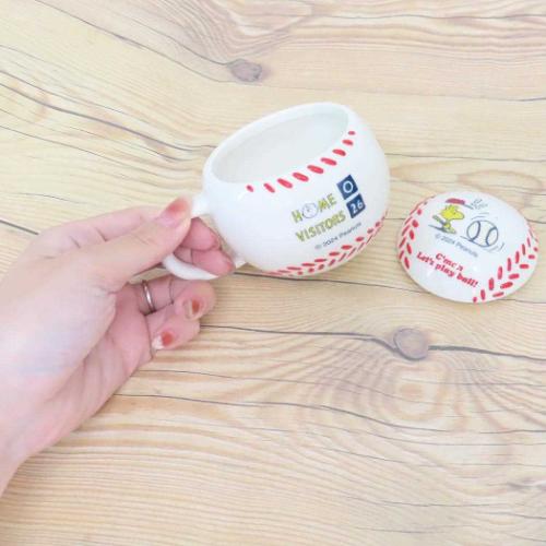 スヌーピー マグカップ ベースボールマグ RD ピーナッツ マリモクラフト