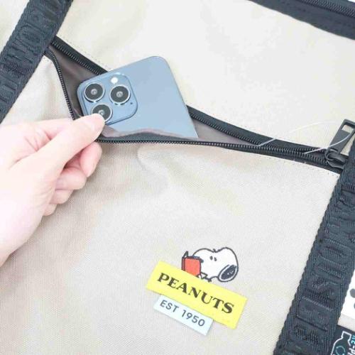 ボストンバッグ RE-PET ロールボストン スヌーピー BE ピーナッツ マリモクラフト