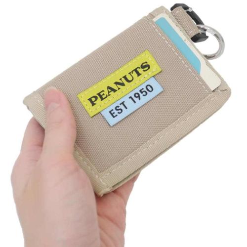 RE-PET 2つ折りコインポーチ 小銭入れ スヌーピー ピーナッツ BE マリモクラフト コインケース キャラクター