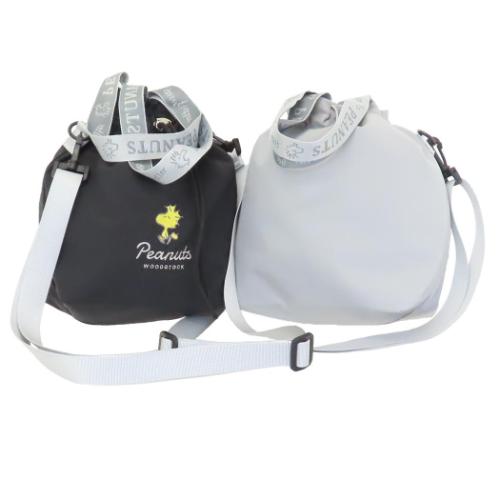 PEANUTS スヌーピー 巾着ショルダー ショルダーバッグ ウッドストック