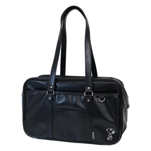 スヌーピー スクールバッグ ショルダーボストンバッグ 刺繍ワンポイント ピーナッツ マリモクラフト