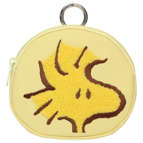 スヌーピー ダイカット刺繍パスポーチ 定期入れ ウッドストック ピーナッツ
