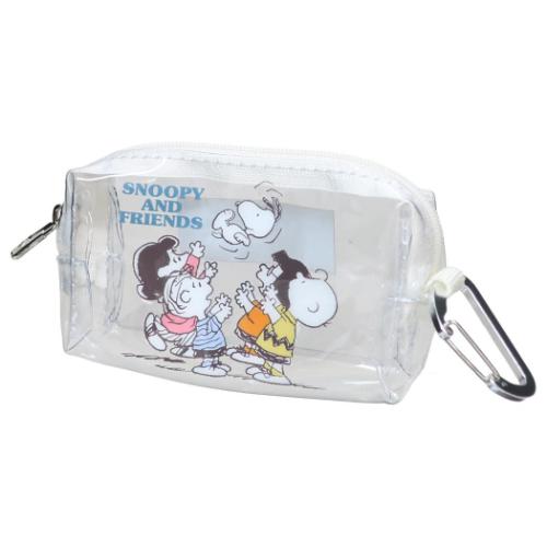 スヌーピー グッズ クリアポーチ キャラクター クリアミニポーチ SNOOPY＆FRIENDS GY 爆買
