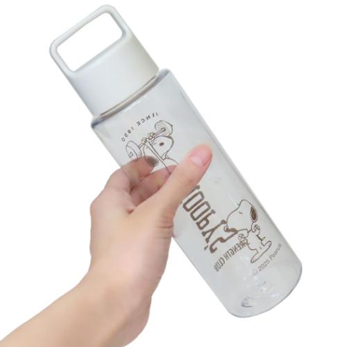 PEANUTS スヌーピー キャラクター 水筒 ハンディクリアボトル500ml BE
