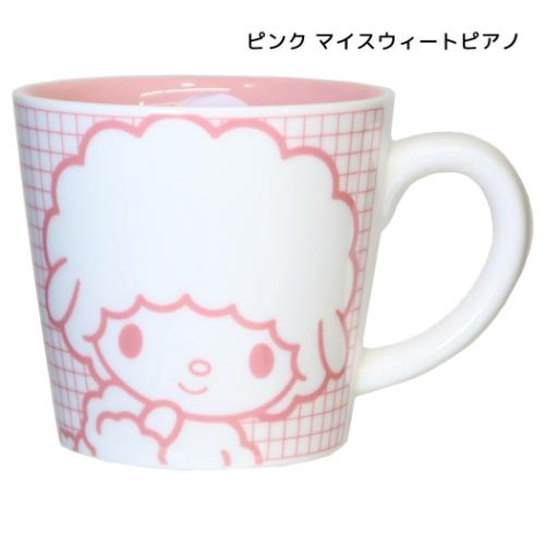 サンリオキャラクターズ マグカップ カラーチェックマグ ピンク マイ