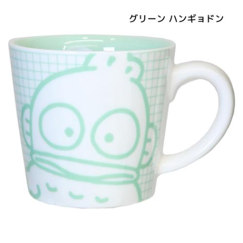 サンリオキャラクターズ マグカップ カラーチェックマグ グリーン